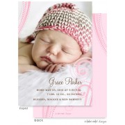 Birth Announcements, Grace Parker, take note! designs
